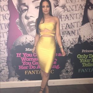 Two pieces. Top  and skirt.